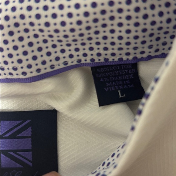 Michelson of London White Dress Shirt Size: Large NWT - Picture 5 of 7